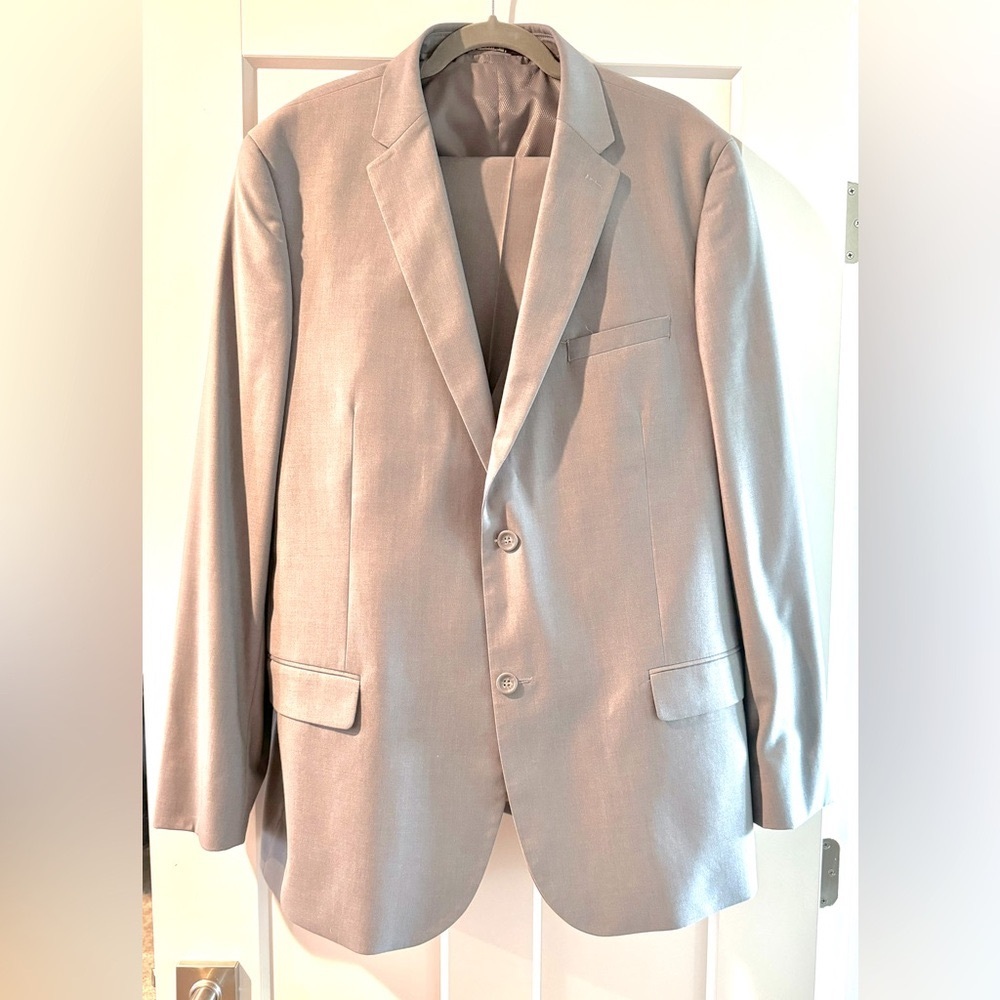 Men’s Suit Jacket (48L), Vest, and Pants (34x32)